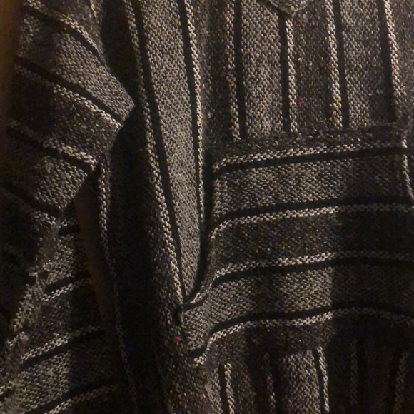 Gray Striped Hoodie - Picture 4 of 4